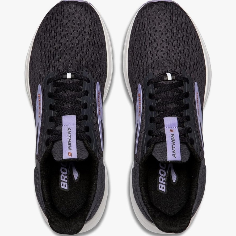 Brooks Women's Black and Purple Athletic Shoes